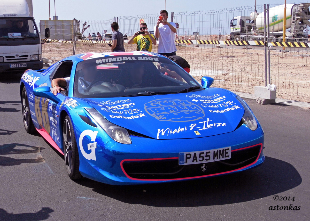 PA55MME, Ferrari 458 1st gen Spider (F142), 2011–2015