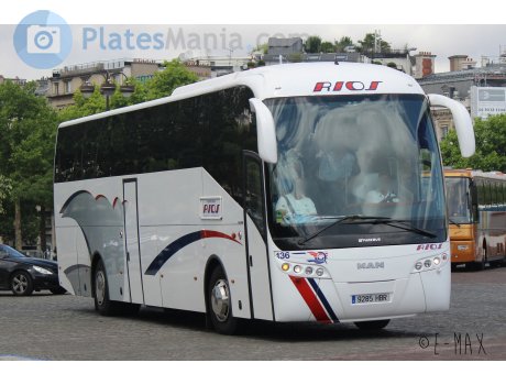 9285 HBR, Farebus Califa