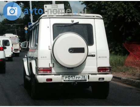 р017рр78, Mercedes-Benz G-Klasse