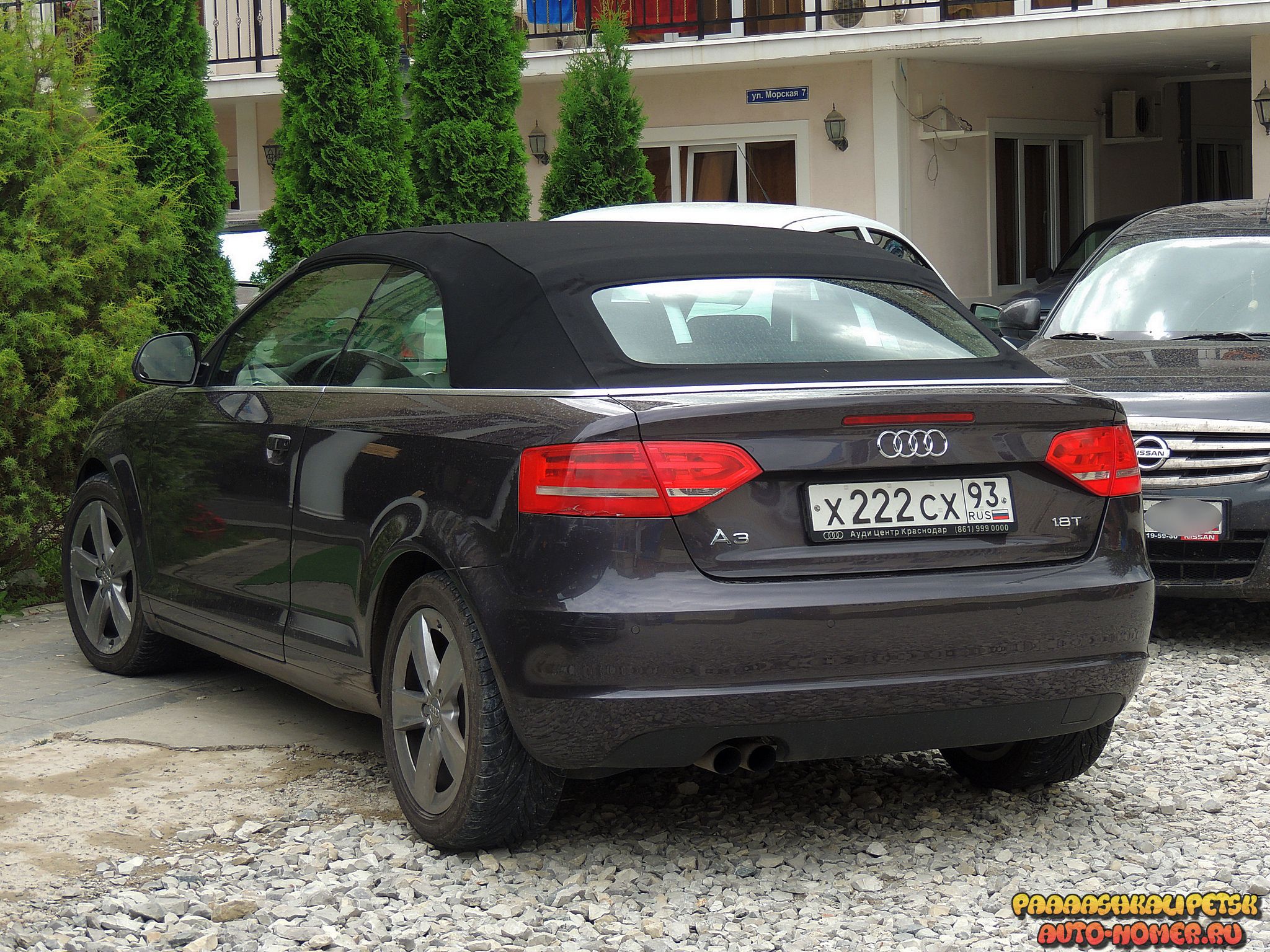 х 222 сх 93, Audi A3 2nd gen Cabriolet (8P7), 2008–2012