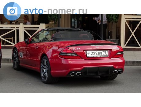 в222вв78, Mercedes-Benz SL-Klasse