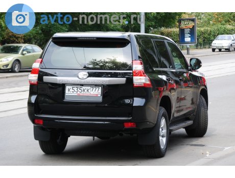 к535кк777, Toyota Land Cruiser Prado