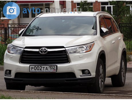 р002та102, Toyota Highlander