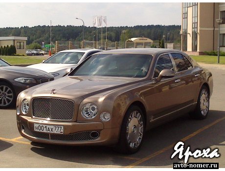 н001ах777, Bentley Mulsanne