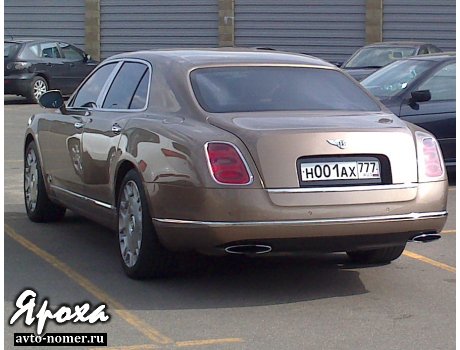 н001ах777, Bentley Mulsanne