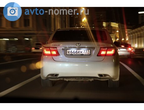 к666кк777, Lexus LS