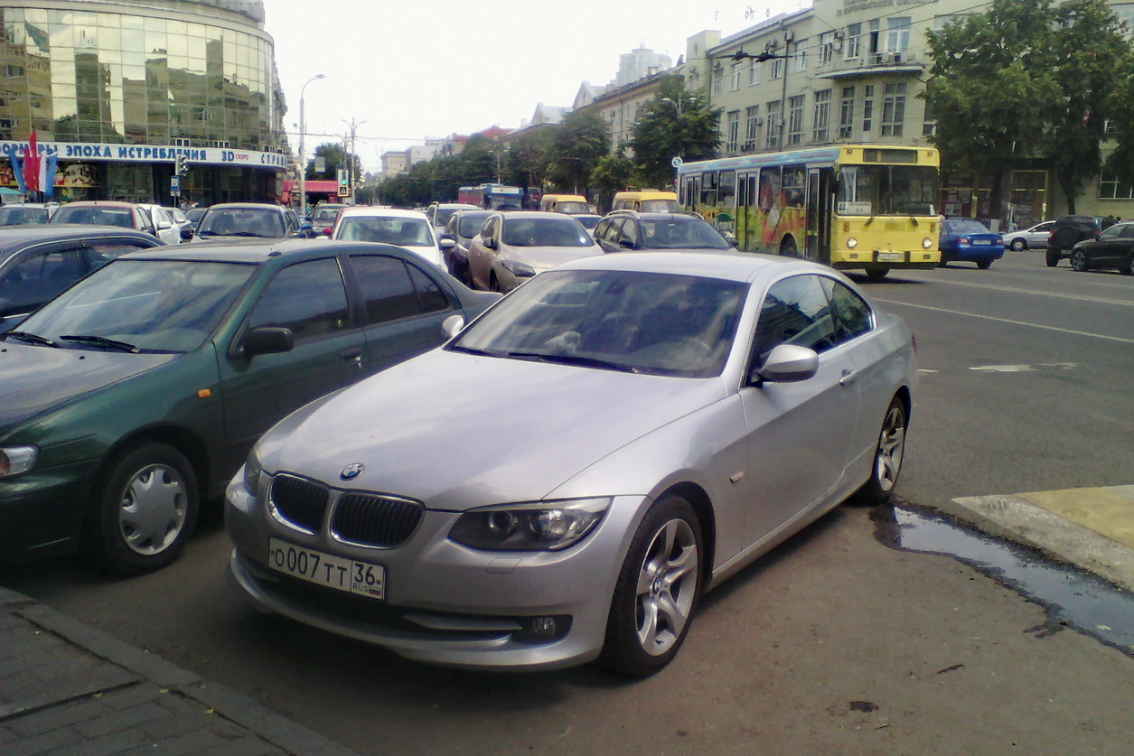 о 007 тт 36, BMW 3 Series 5th gen Coupé (E92), 2006–2013