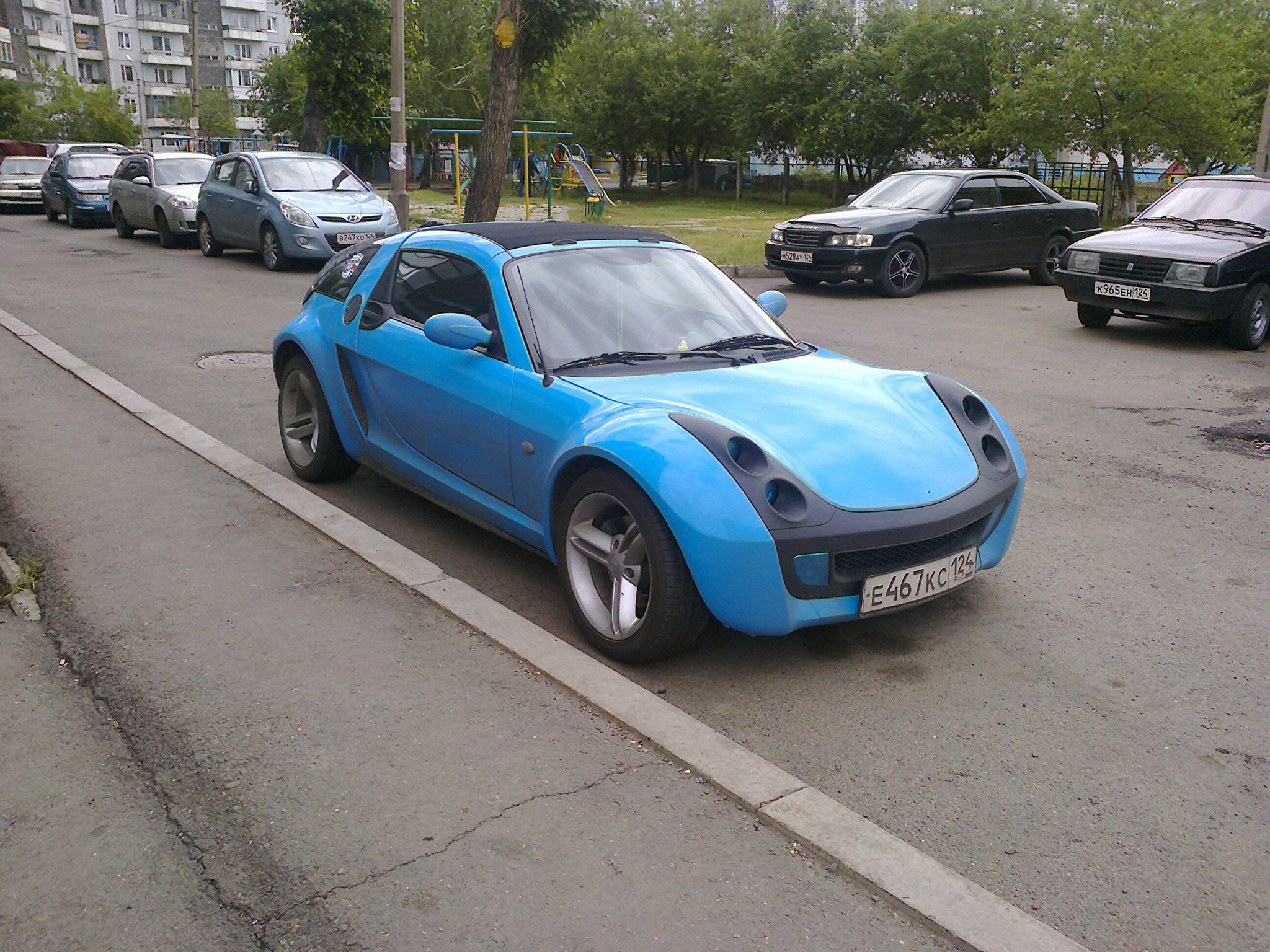 е 467 кс 124, Smart Roadster Coupé 1st gen (R452), 2003–2007