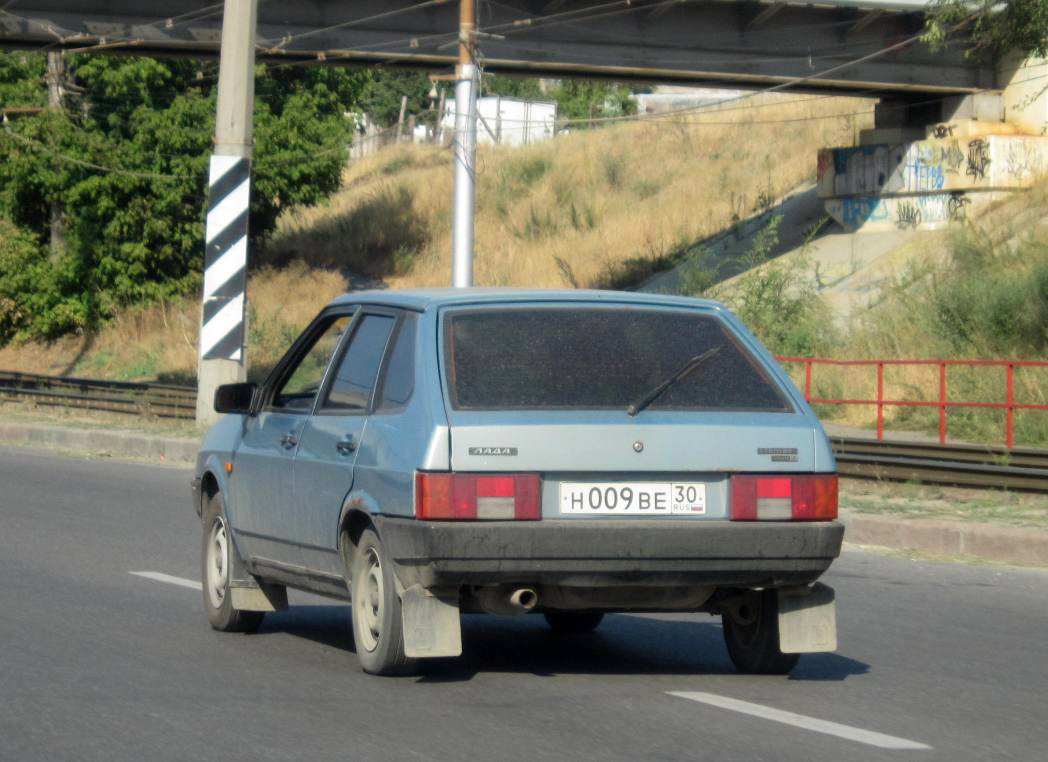 н 009 ве 30, Lada (VAZ) 2109 2109 Спутник (Samara/Forma/Sputnik), 1987–2004 (–2011 for others)