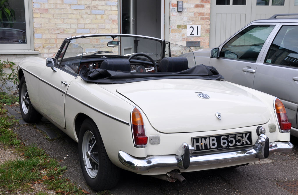 HMB655K, MG B 1st gen Roadster, 1962–1980