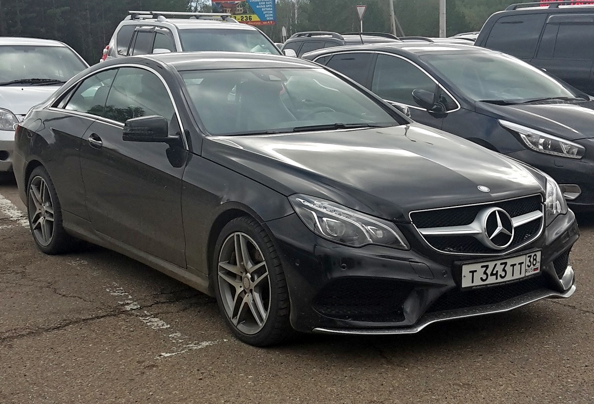 т 343 тт 38, Mercedes-Benz E-Klasse 4th gen Coupé (C207), facelift, 2013–2016
