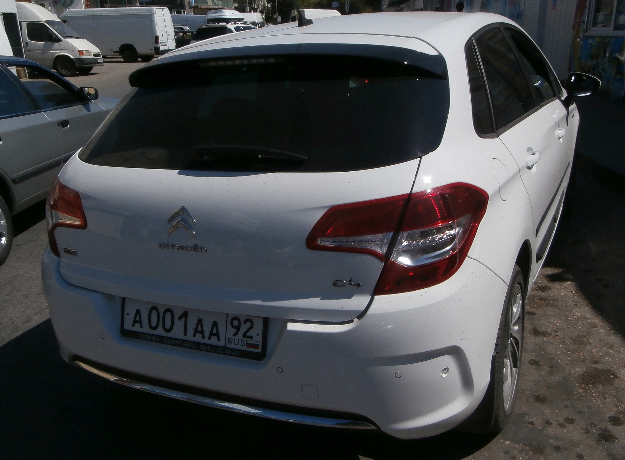 а 001 аа 92, Citroёn C4 2nd gen Hatch (B71), 2010–2018