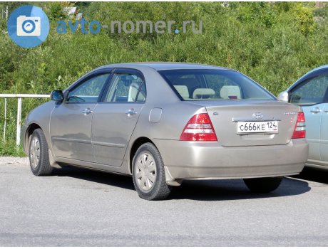 с666ке124, Toyota Corolla