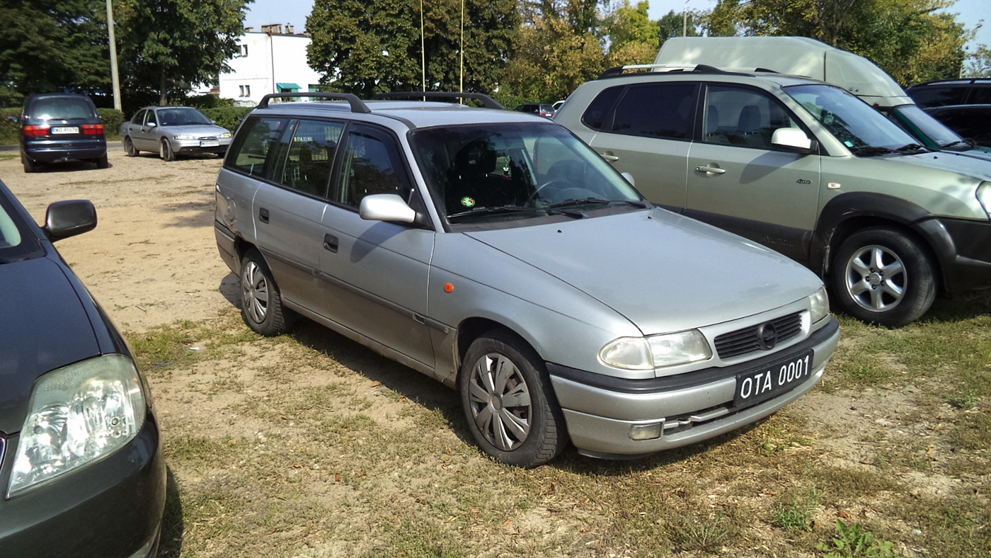 OTA 0001, Opel Astra 1st gen Caravan Wagon (F; T92), 1991–1998 (–2002 for Eastern Europe)