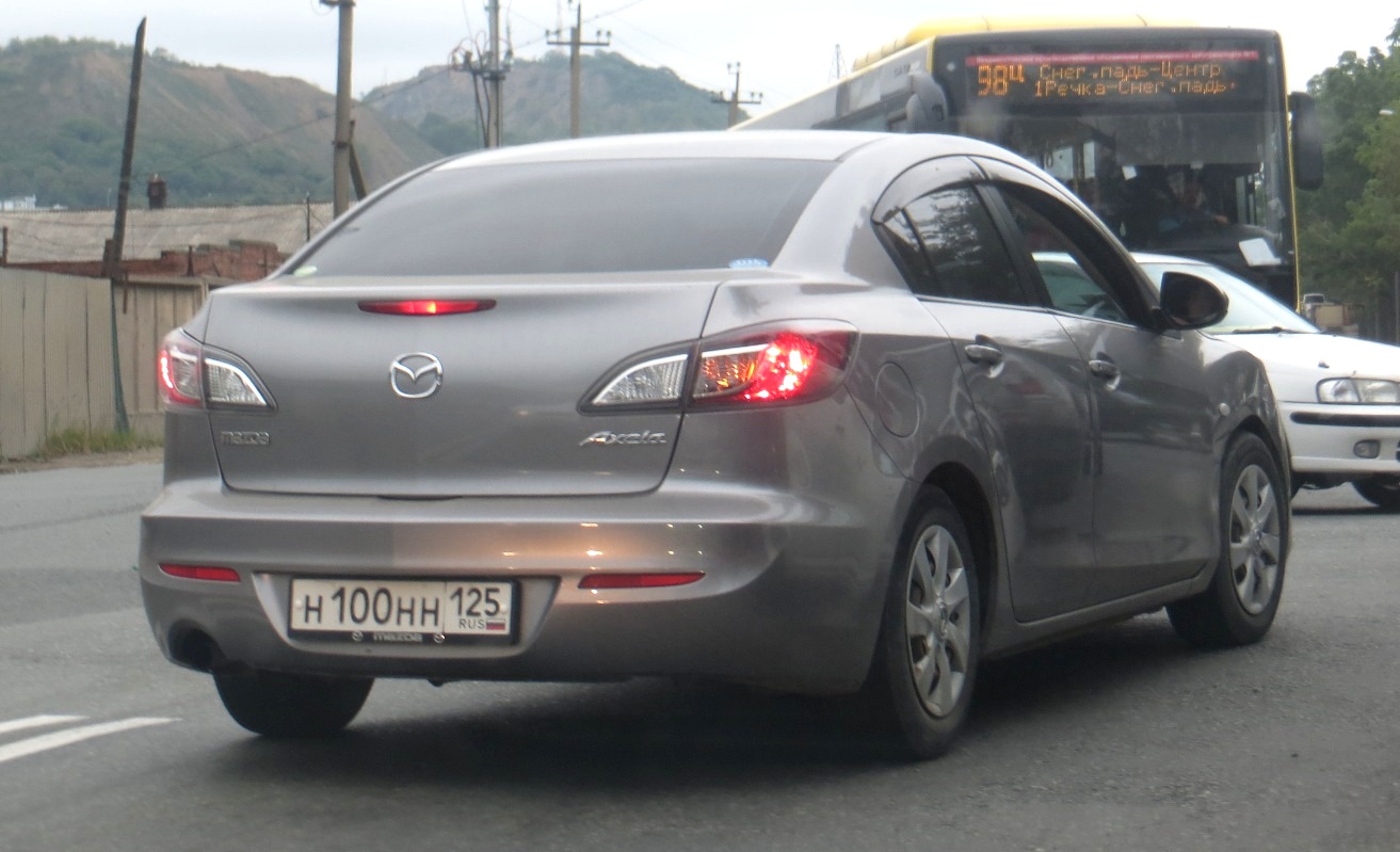 н 100 нн 125, Mazda Axela 2nd gen Sedan (BL), 2009–2013