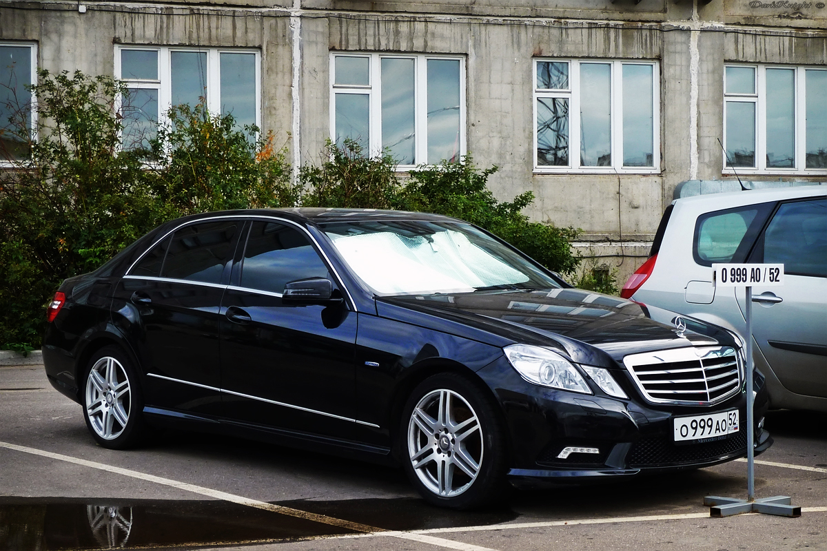 о 999 ао 52, Mercedes-Benz E-Klasse 4th gen Sedan (W212), 2009­–2013