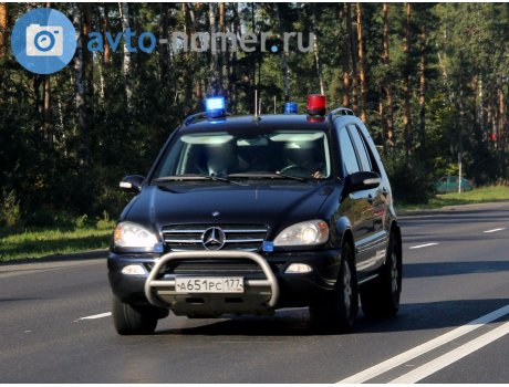 а651рс177, Mercedes-Benz M-Klasse