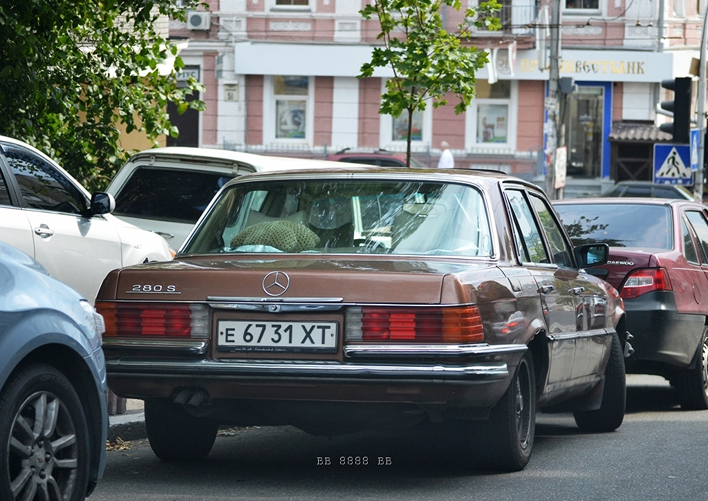 е 6731 ХТ, Mercedes-Benz S-Klasse 3rd gen (W116/V116), 1972–1980