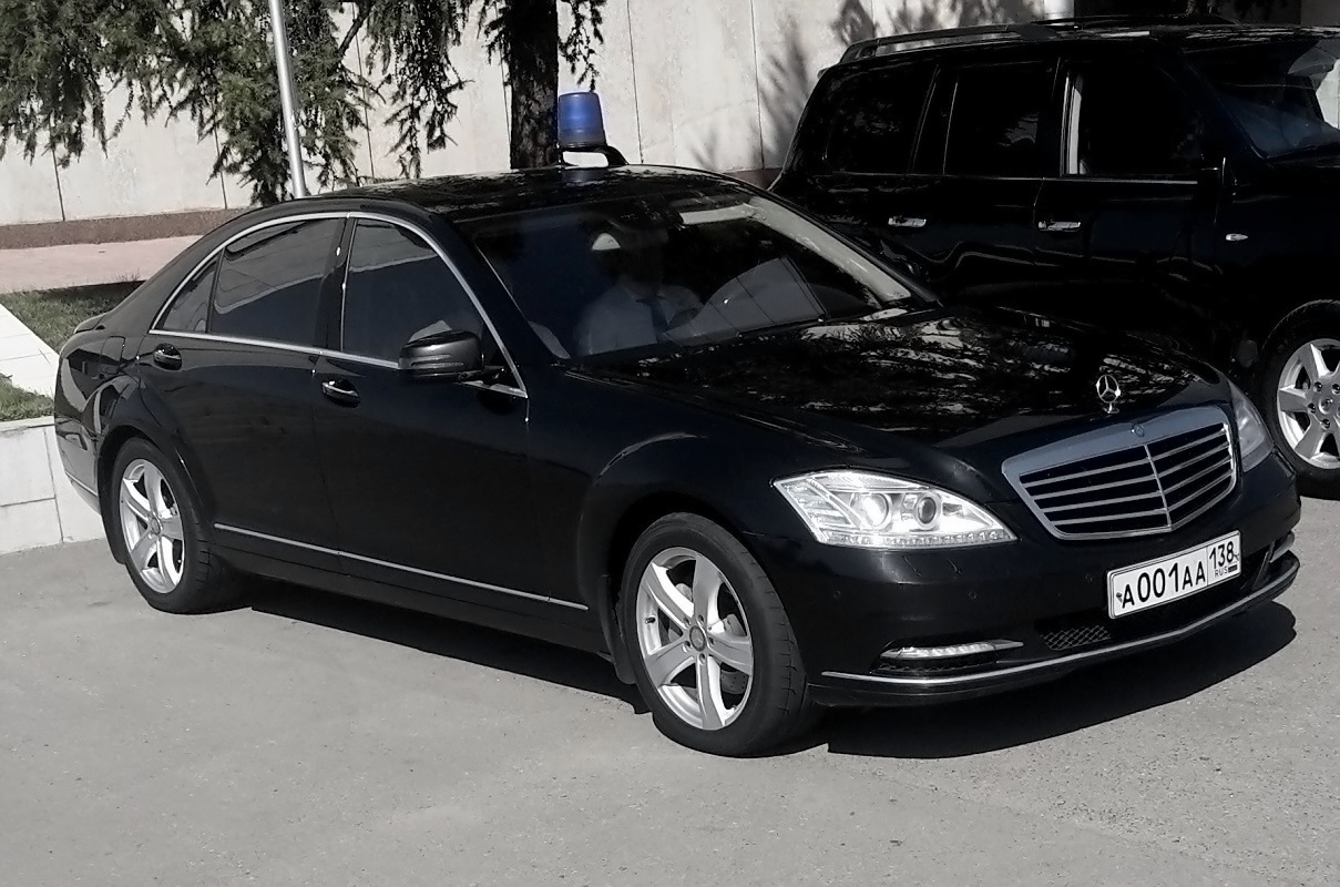 а 001 аа 138, Mercedes-Benz S-Klasse 7th gen (W221/V221), 2005–2013