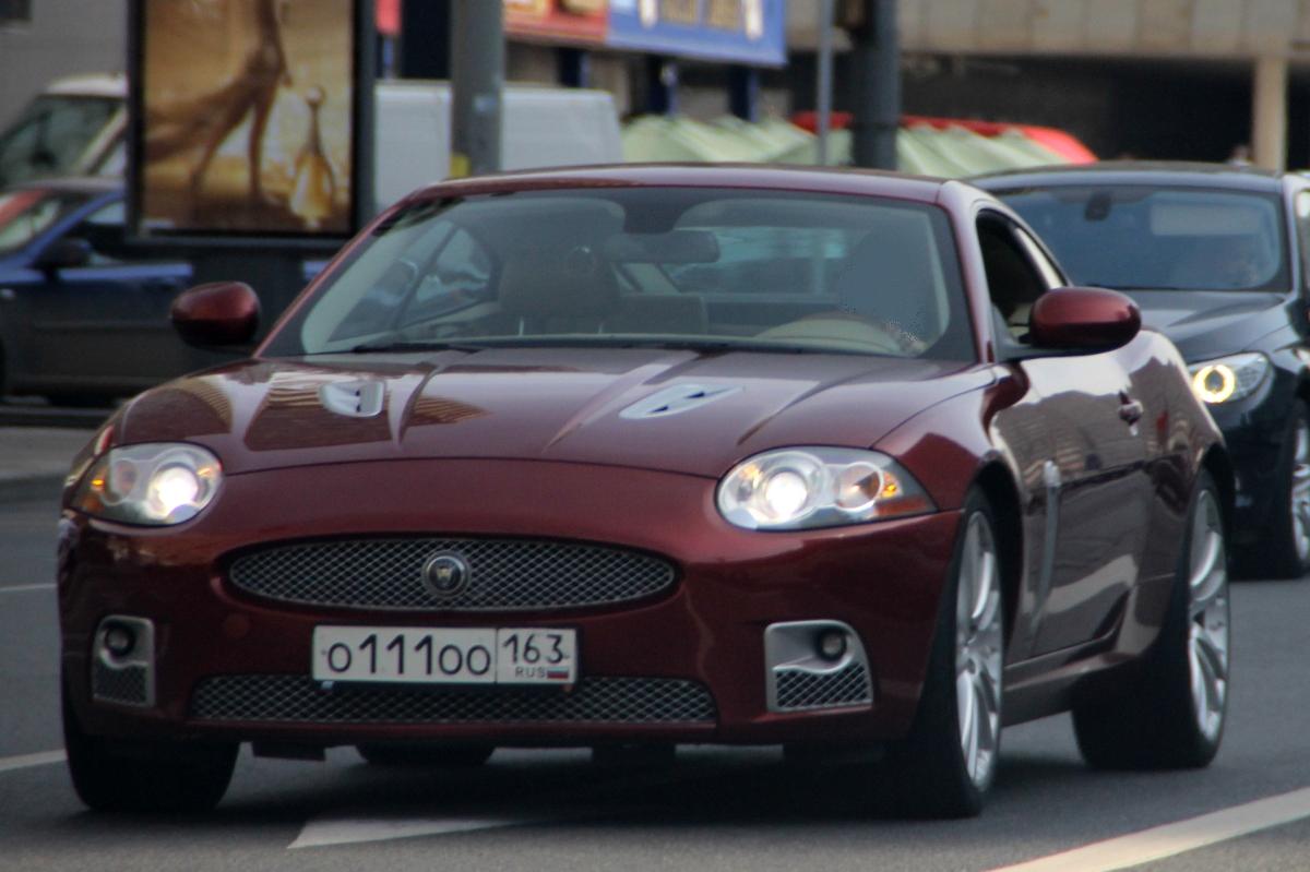 о 111 оо 163, Jaguar XKR 2nd gen Coupé (X150), 2007–2014