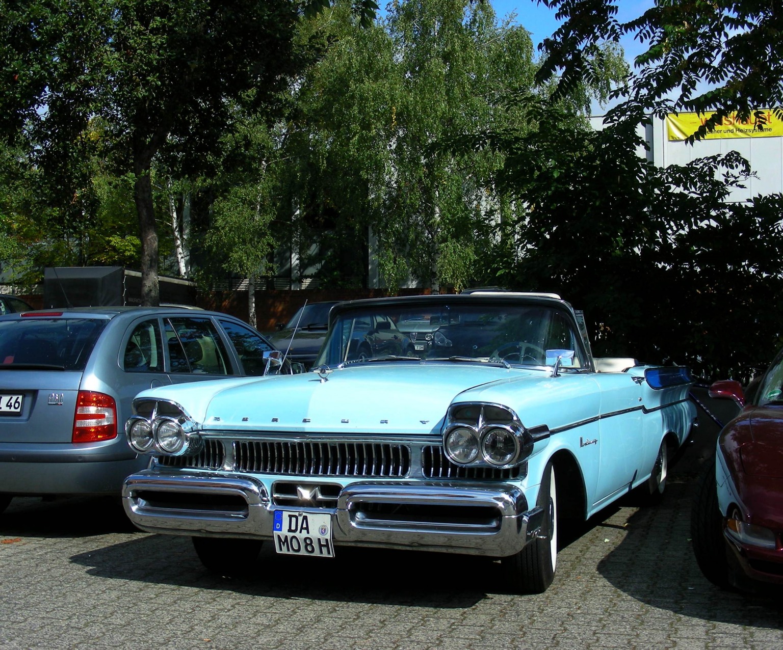 DA MO 8 H, Mercury Monterey 3rd gen 1957 2-door Convertible (76A), 1956–1957