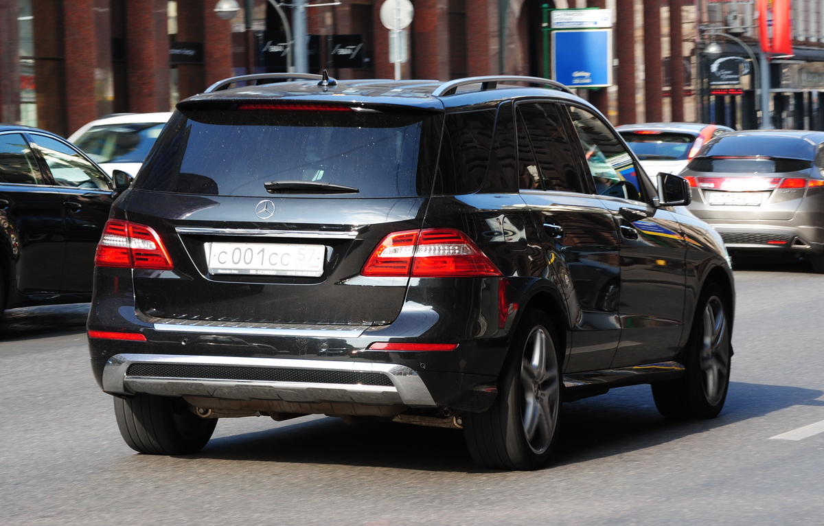 с 001 сс 57, Mercedes-Benz M-Klasse 3rd gen (W166), 2011–2015