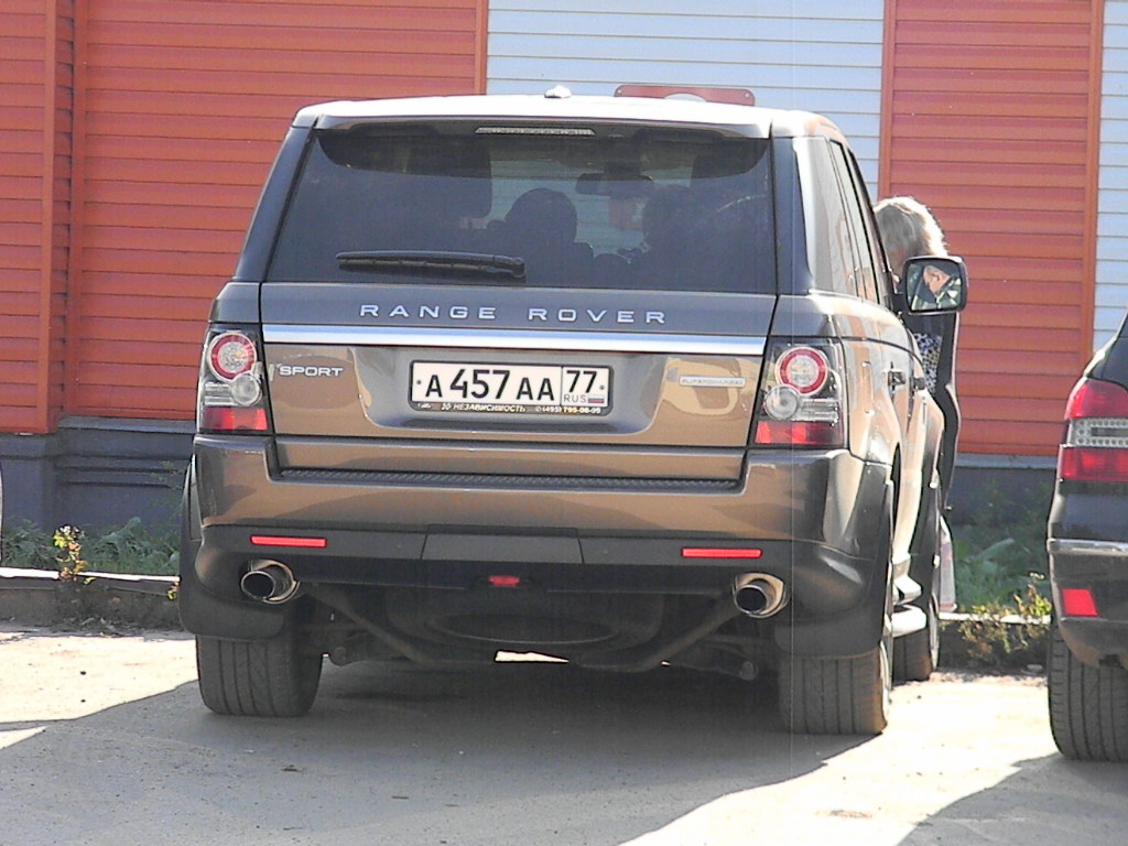 а 457 аа 77, Land Rover Range Rover Sport 1st gen (L320), 2005–2013