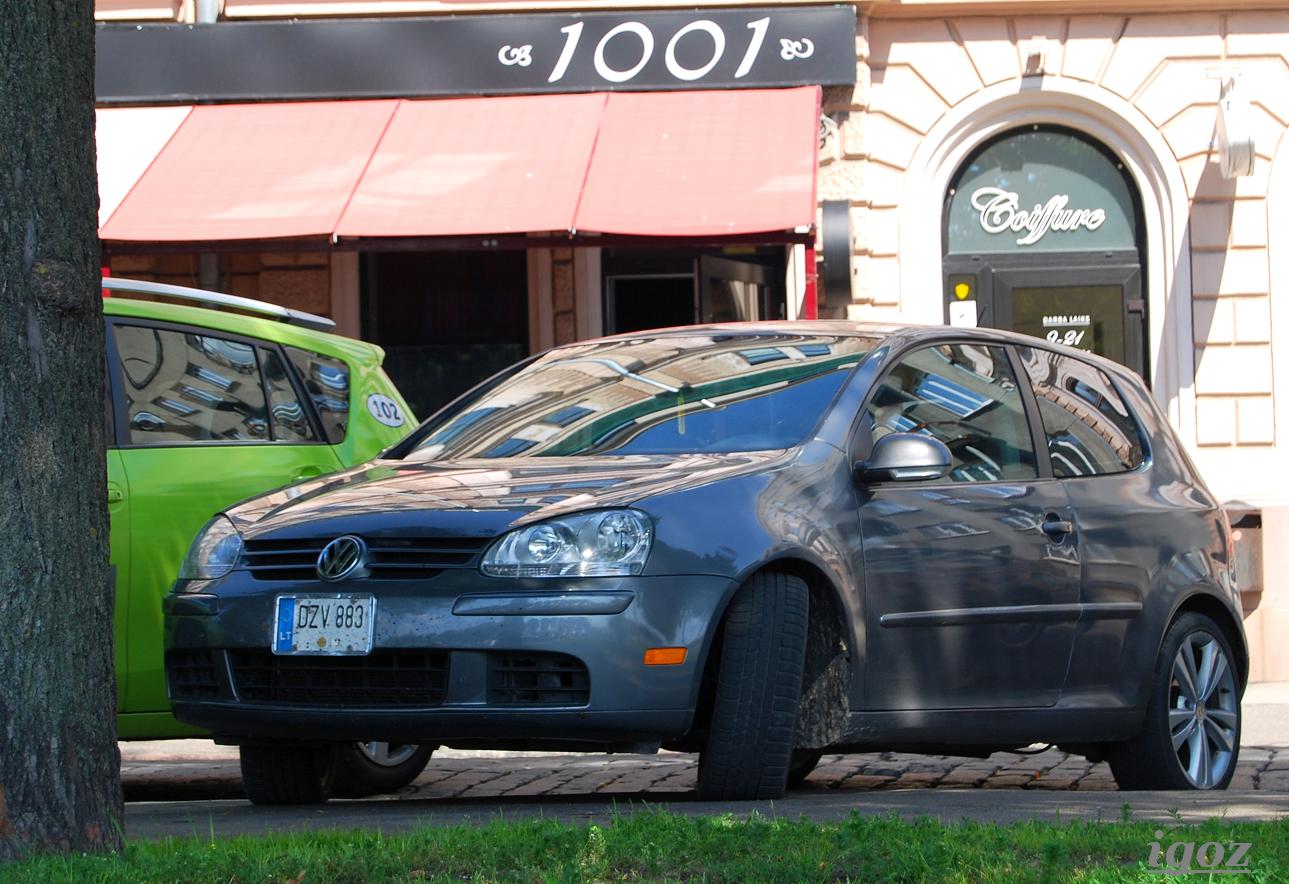 DZV 883, Volkswagen Rabbit 2nd gen 3-door Hatch (1K1; NA-market), 2007–2009