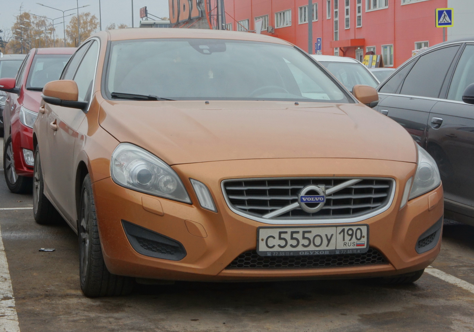 с 555 оу 190, Volvo S60 2nd gen (134), 2011–2018