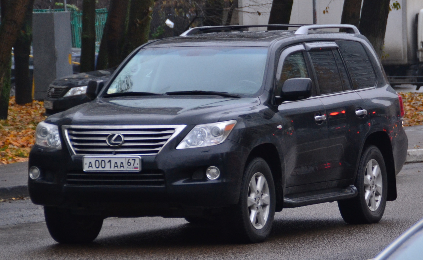 а 001 аа 67, Lexus LX 