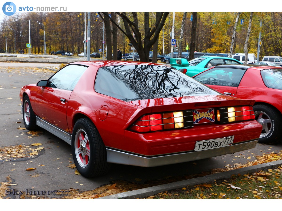 т 590 вх 777, Chevrolet Camaro 3rd gen Coupé (F III), 1981–1992