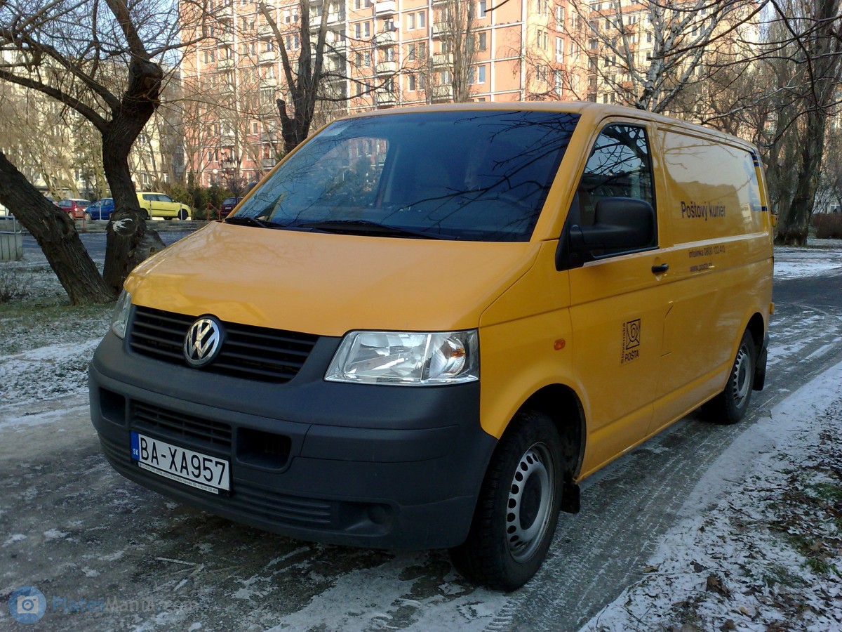 BA XA957, Volkswagen Transporter 5th gen Van (T5) (7E/7H), 2003–2009