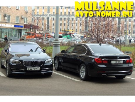 с007оо77, BMW 7 Series
