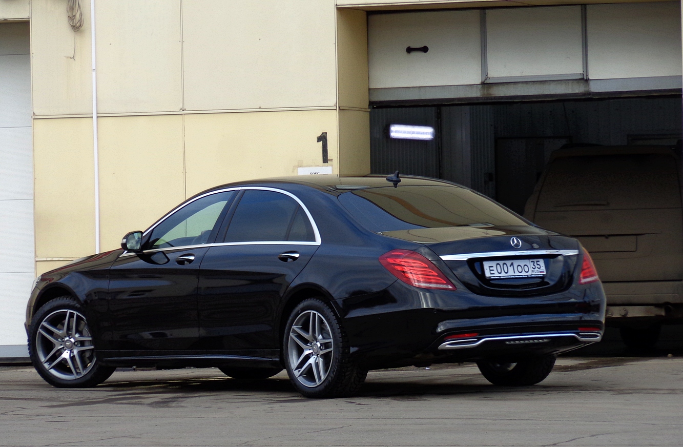 е 001 оо 35, Mercedes-Benz S-Klasse 8th gen Sedan (W222/V222), 2013–2020
