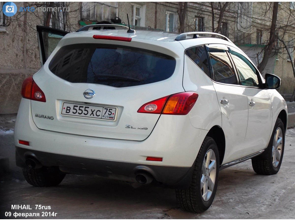 в 555 хс 75, Nissan Murano 2nd gen SUV (Z51), 2007–2016