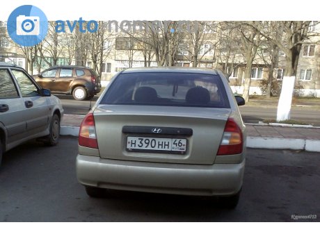 н390нн46, Hyundai Accent