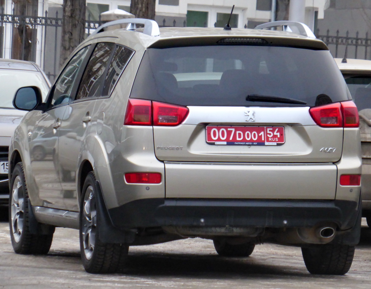 007 D 001 54, Peugeot 4007 1st gen (I3), 2007–2012