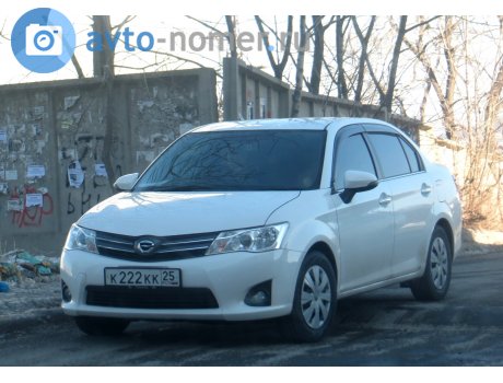 к222кк25, Toyota Corolla Axio