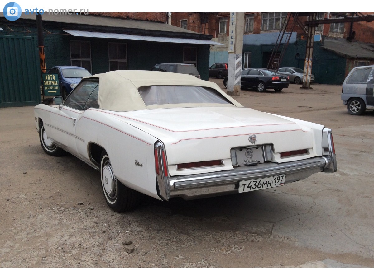 т 436 мн 197, Cadillac Eldorado 9th gen 1971/1972 Coupé (69347/L47; E-body), 1970–1972