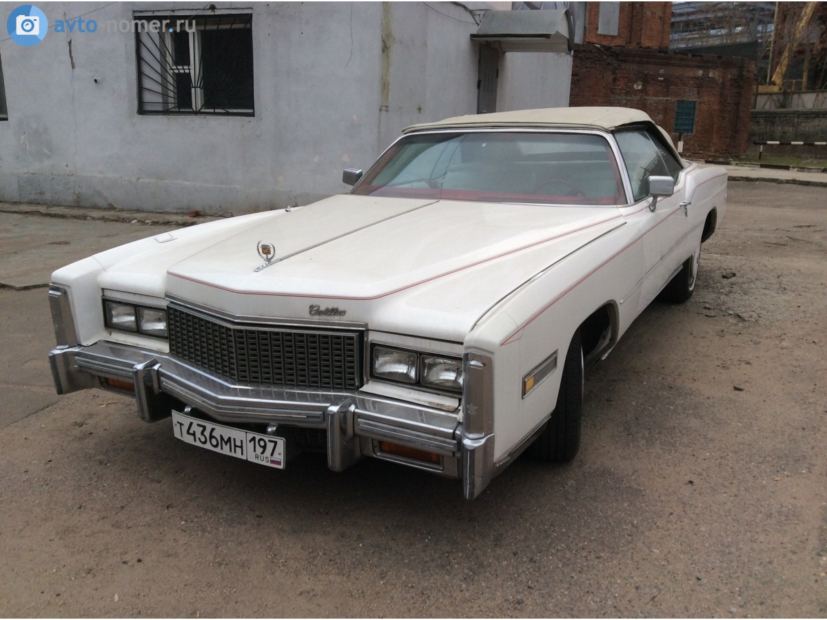 т 436 мн 197, Cadillac Eldorado 9th gen 1971/1972 Coupé (69347/L47; E-body), 1970–1972