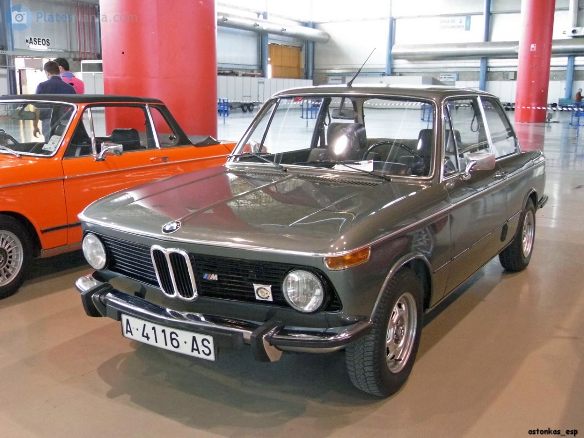 A 4116 AS, BMW 02 Series 1502/1600/1602/1802/2002 2-door Sedan (114/E10), facelift, 1973–1977