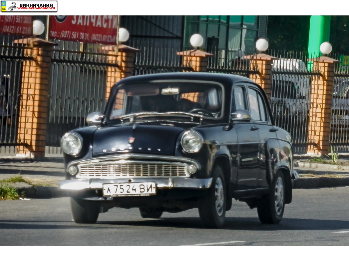 л 7524 ВИ, Moskvich (AZLK) 402/407/403 407, 1958–1962