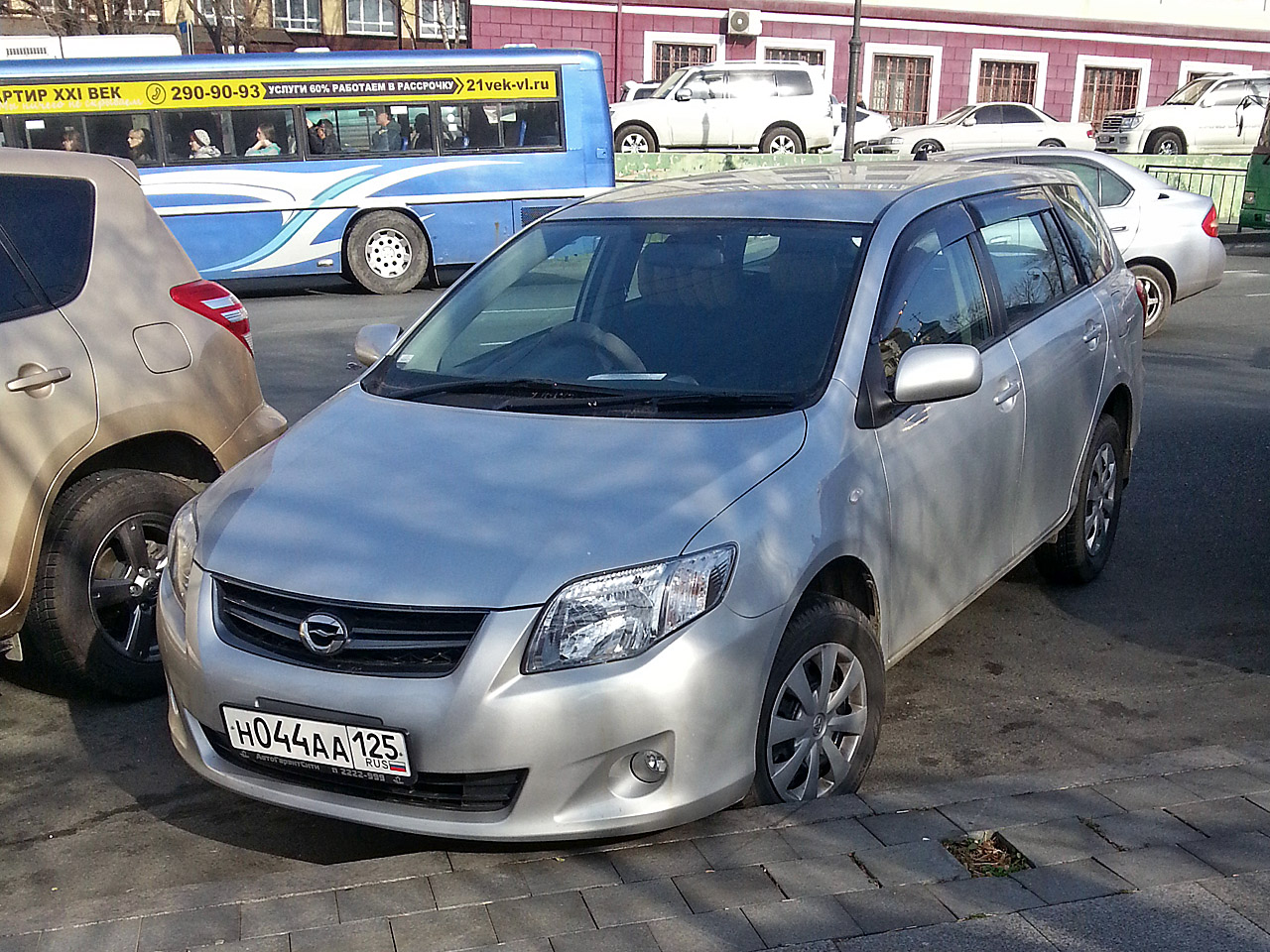 н 044 аа 125, Toyota Corolla Fielder 2nd gen (E140), 2006–2012
