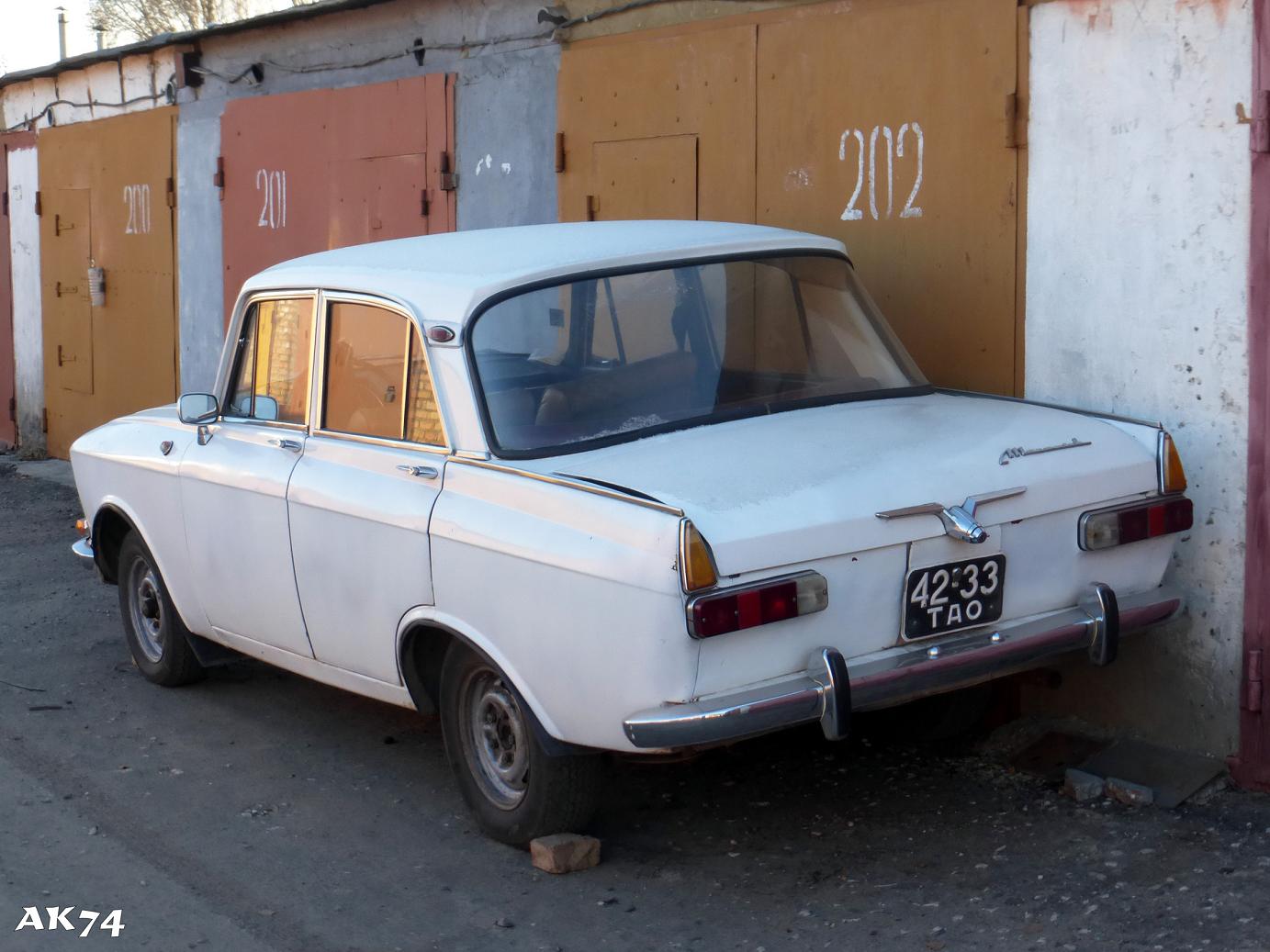 4233 ТАО, Moskvich (AZLK) 408/412 408ИЭ/412ИЭ, 1969­–1975