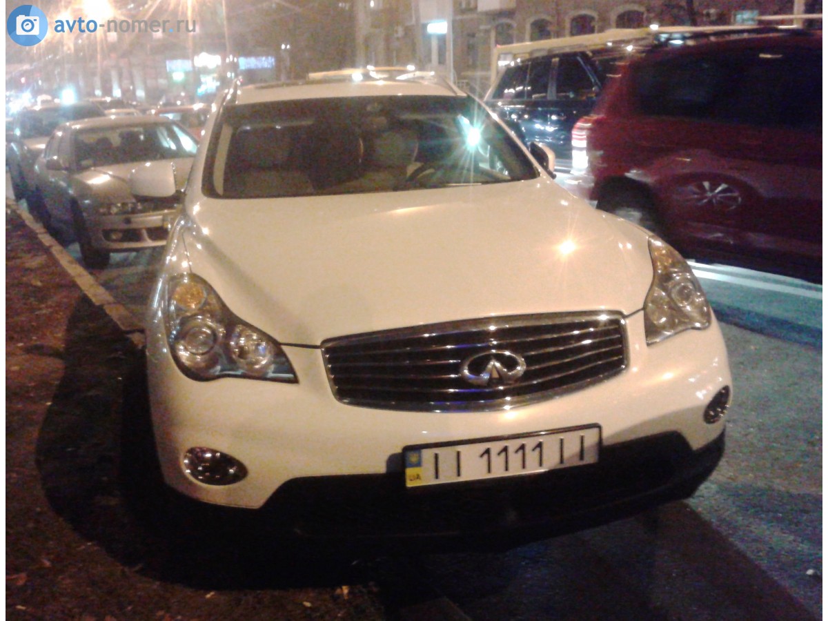 II 1111 II, Infiniti QX50/EX-Series 1st gen EX/QX (J50), 2007–2017