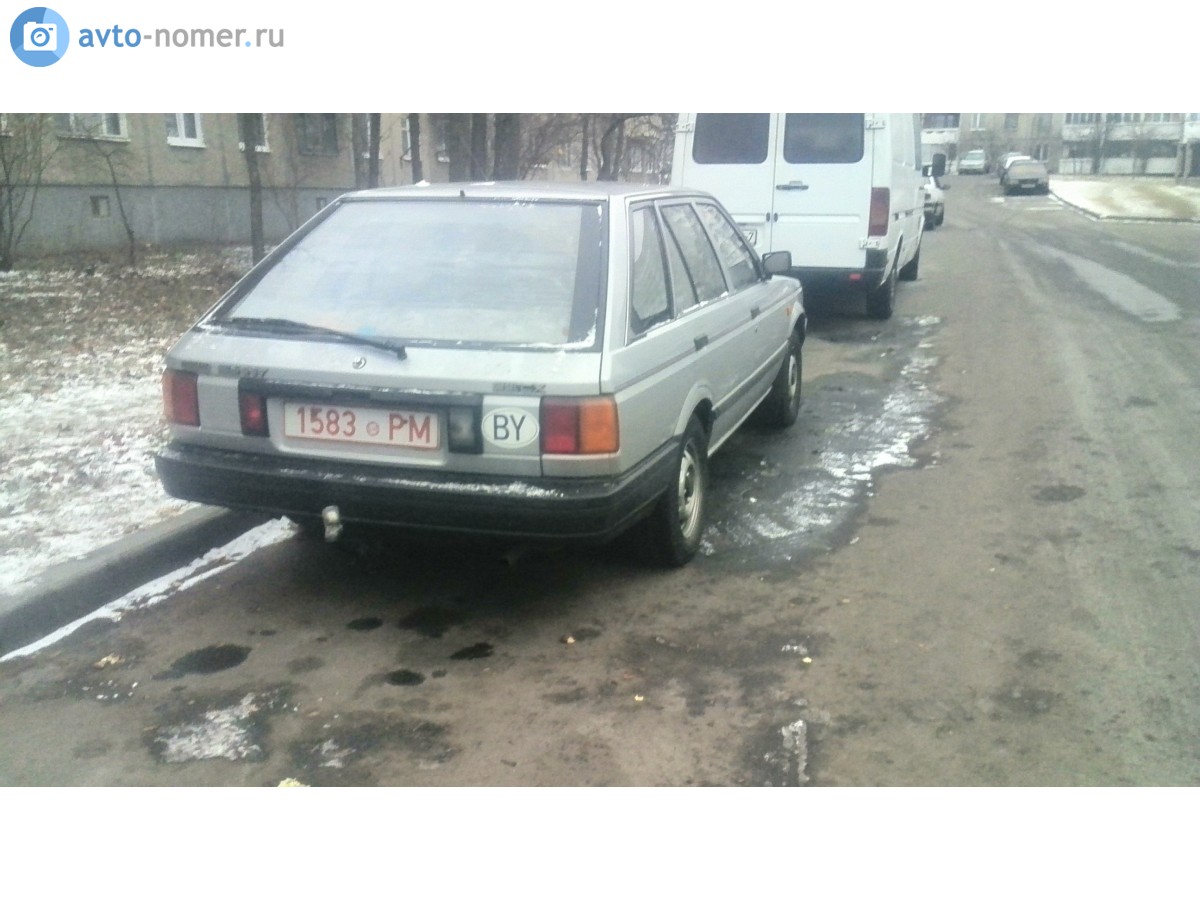 1583 PM, Nissan Sunny 6th gen Traveller Wagon (B12), 1986–1990