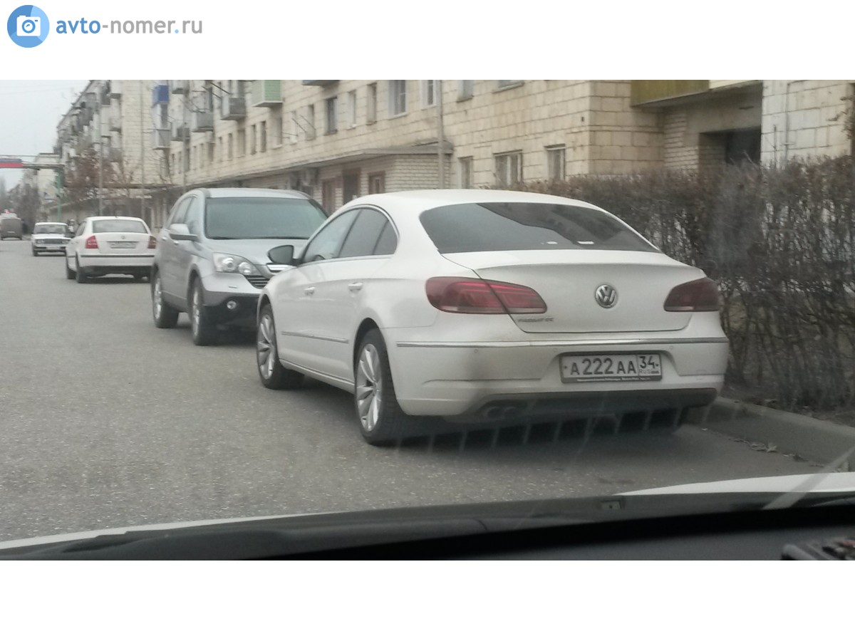 а 222 аа 34, Volkswagen Passat CC 1st gen (35), facelift, 2012–2018