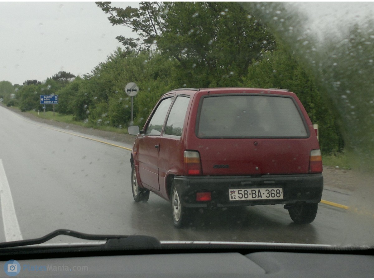 58 BA 368, Lada (VAZ) 1111 Ока 1111* (КамАЗ, XTC***), 1988–2006