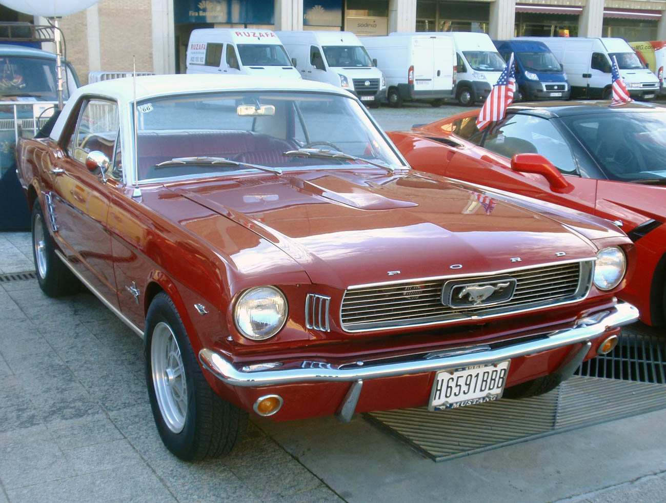 H 6591 BBB, Ford Mustang 1st gen 2-door Hardtop Coupé (65), 1964–1970