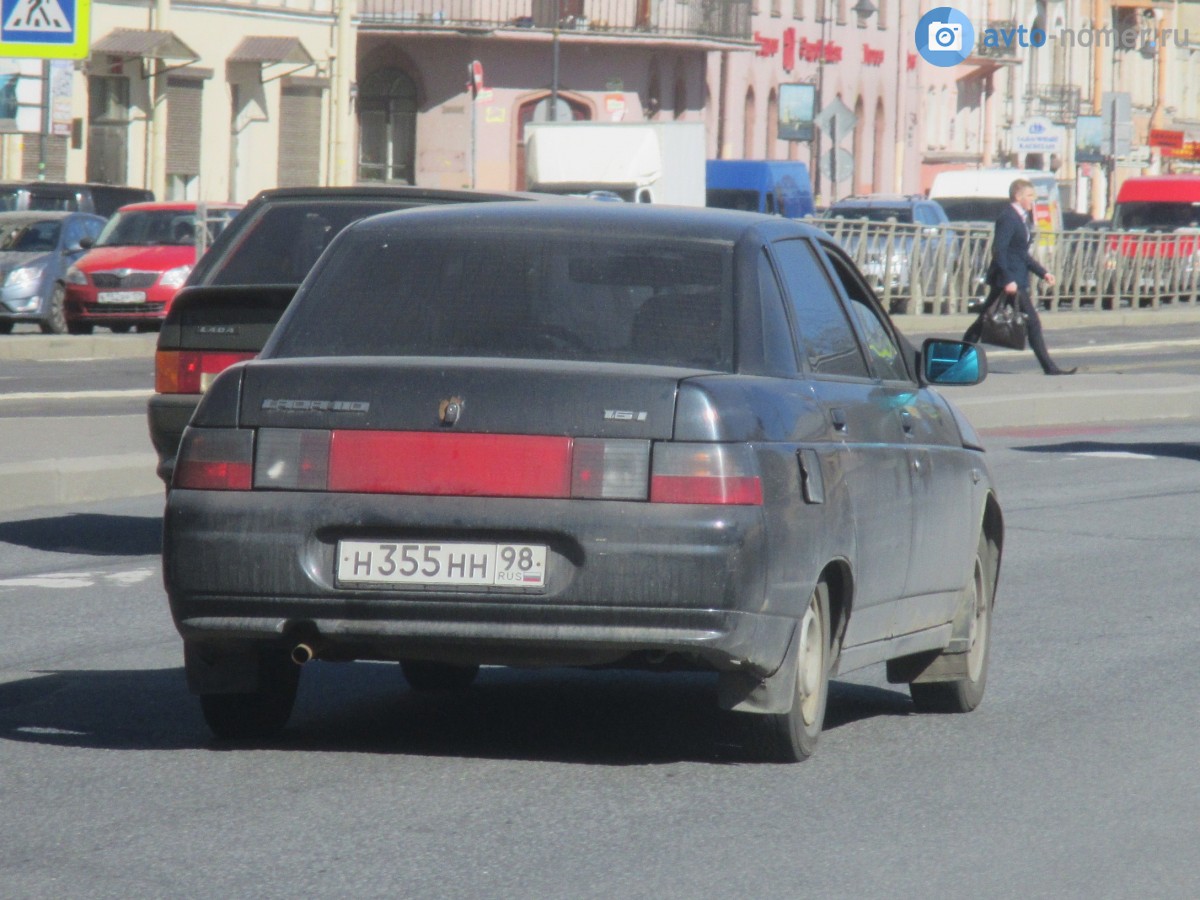 н 355 нн 98, Lada (VAZ) 2110 2110 Sedan, 1995–2007 (–2014 for others)